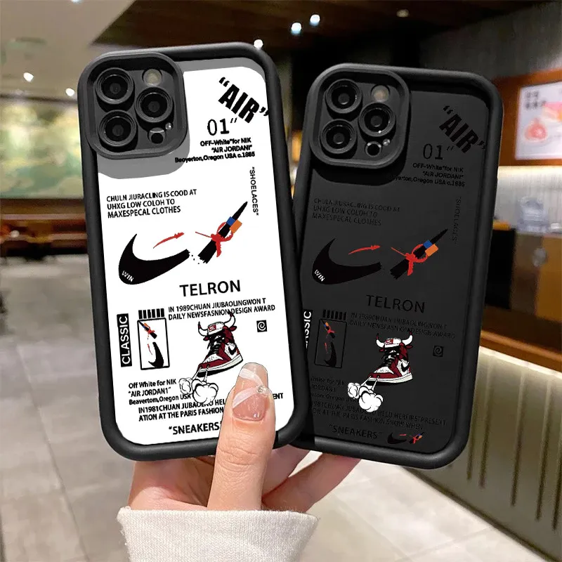 Capinha Capa de silicone Anti-impacto Moda para iPhone - normal case
